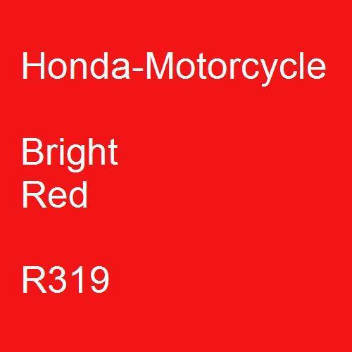 Honda-Motorcycle, Bright Red, R319.